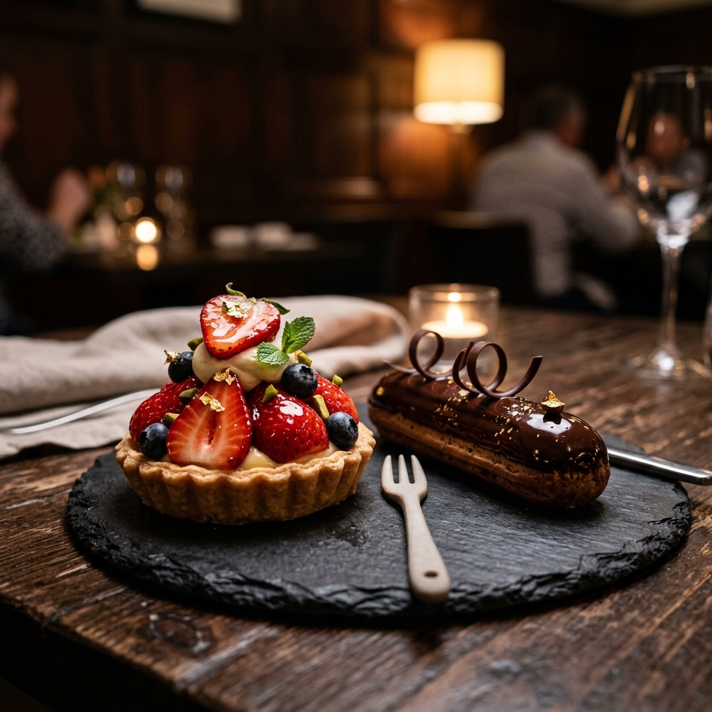 Gros plan — pâtisserie fine